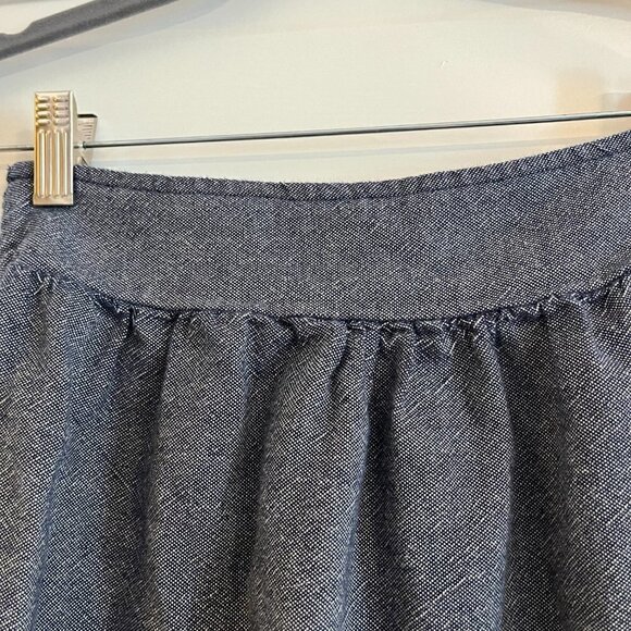 Lucky Brand embroidered a-line chambray denim skirt XS - Picture 4 of 6
